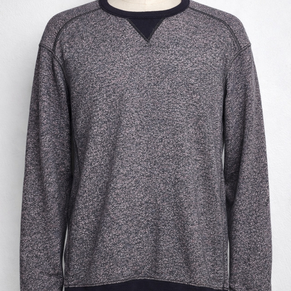 Eddie Bauer Outdoor Heathered Gray Crewneck Men’s Medium